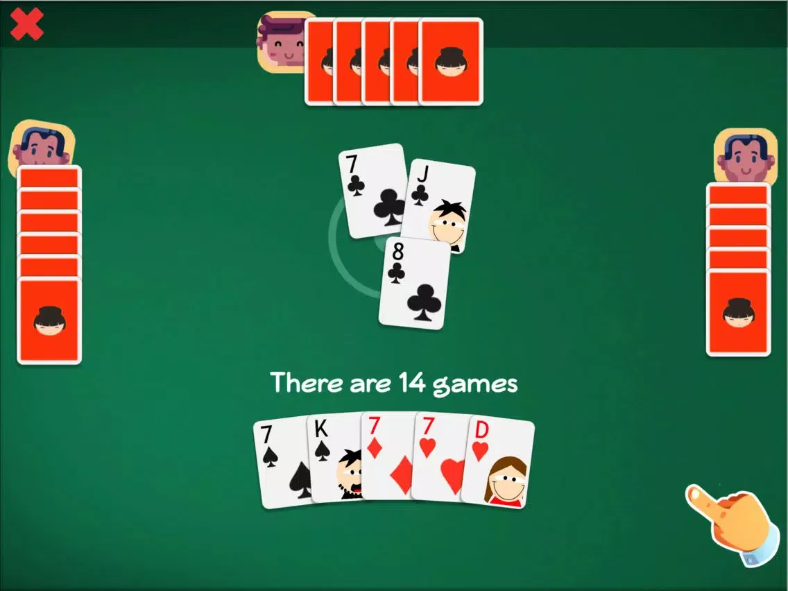 Ảnh chụp màn hình của King of Hearts iPad 