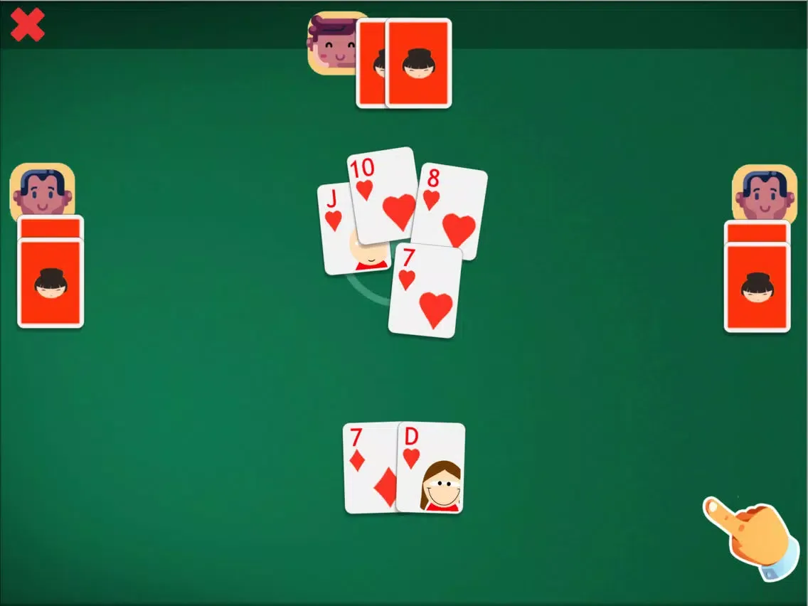 Ảnh chụp màn hình của King of Hearts iPad 