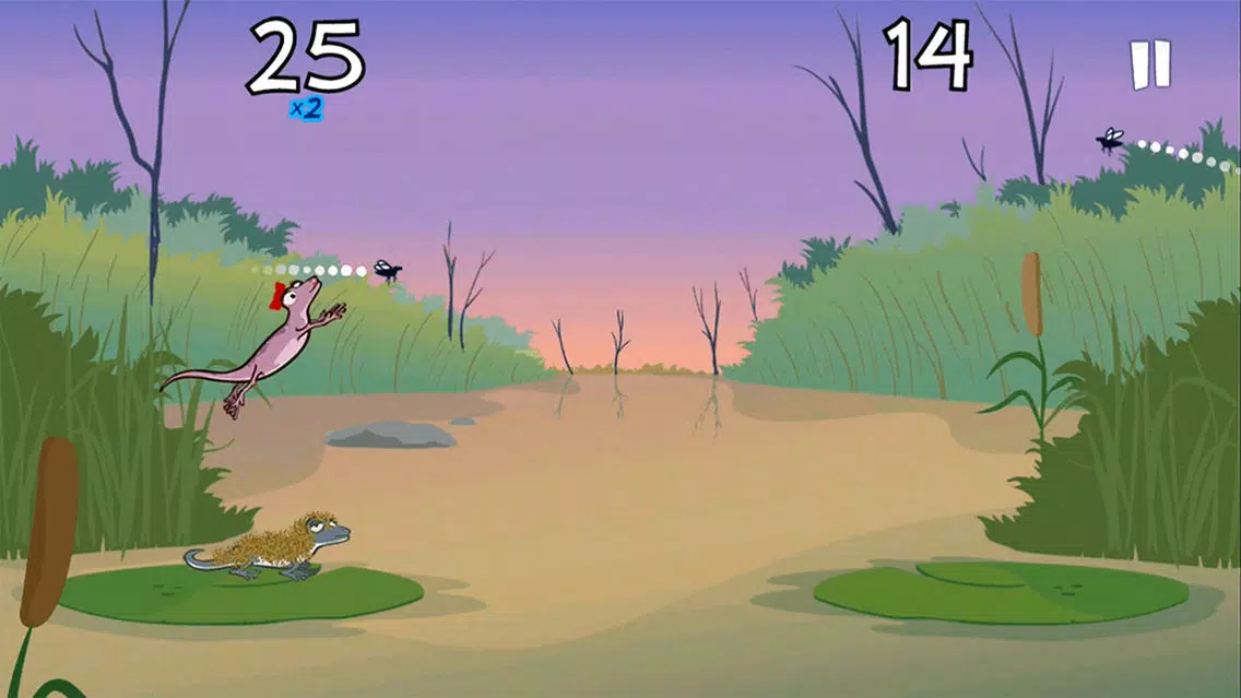 Captures d'écran de Hungry Lizards