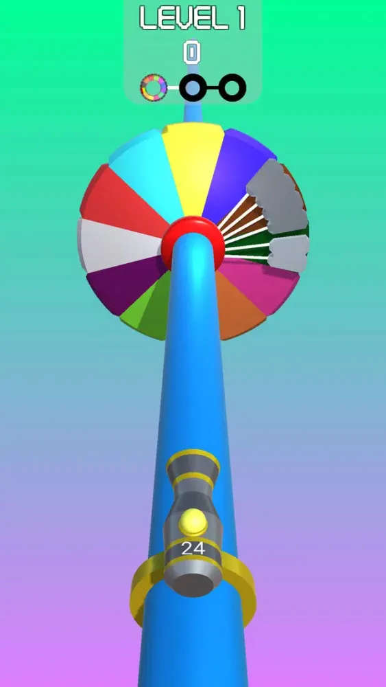 Tangkapan skrin Color Ball Hit