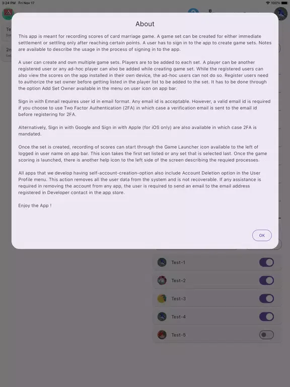 Ảnh chụp màn hình của Card Marriage iPad 