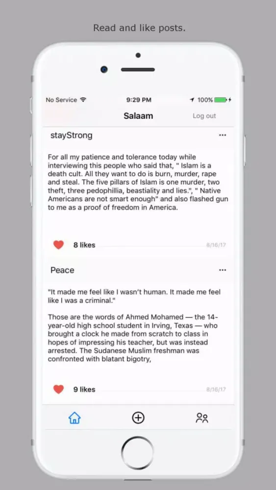 Salaam - Your voice matters Screenshots