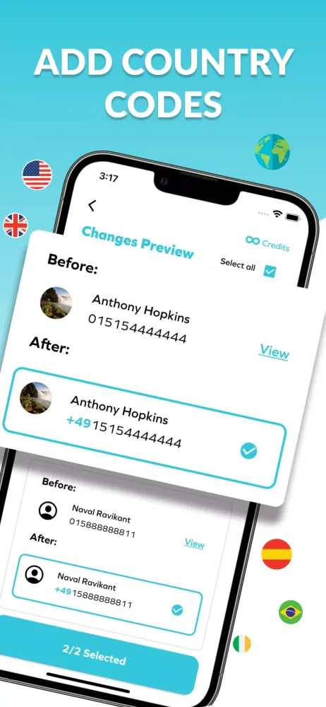 Скриншоты Easy Contacts Fixer