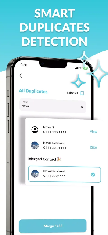Скриншоты Easy Contacts Fixer