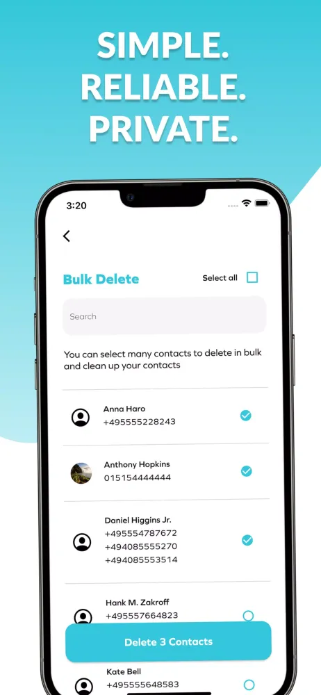 Скриншоты Easy Contacts Fixer