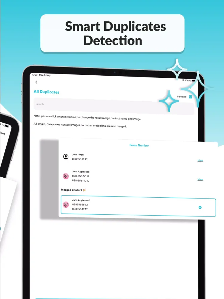Скриншоты Easy Contacts Fixer