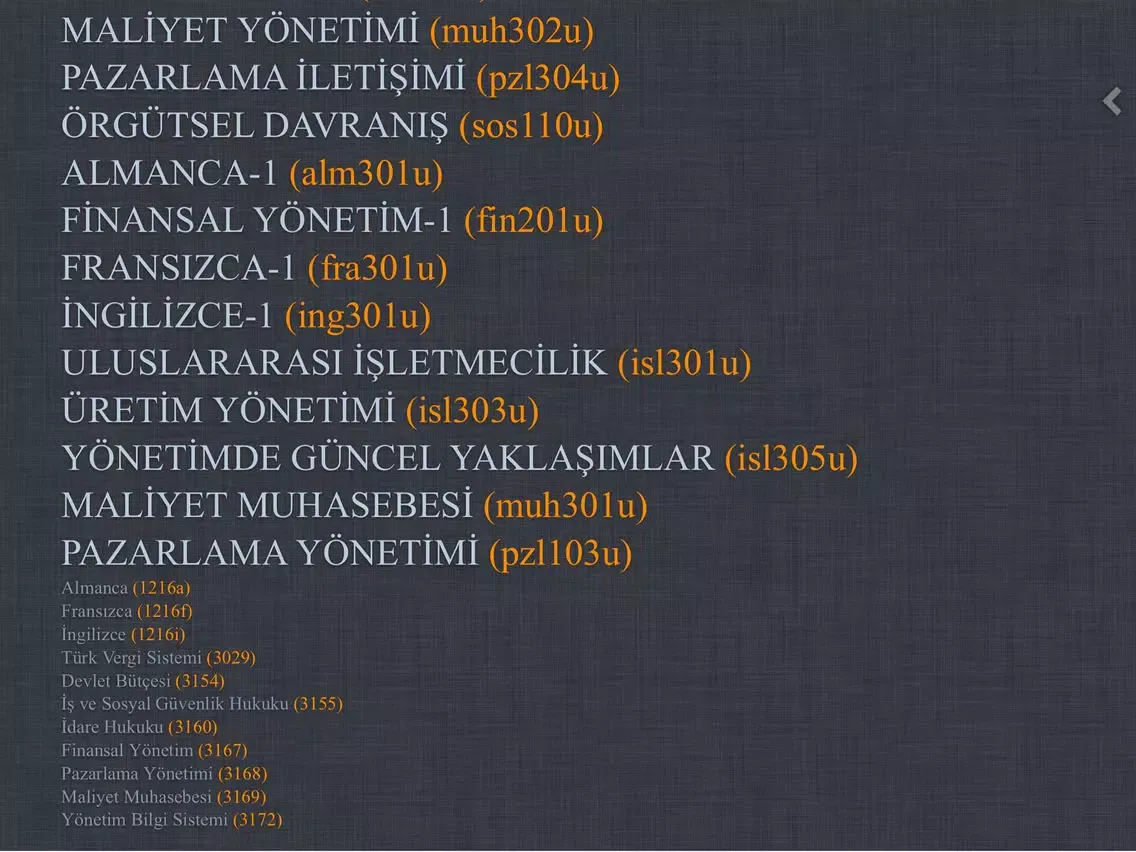 صور AÖF İlahiyat 2. Sınıf (Kredili Sistem) iPad 