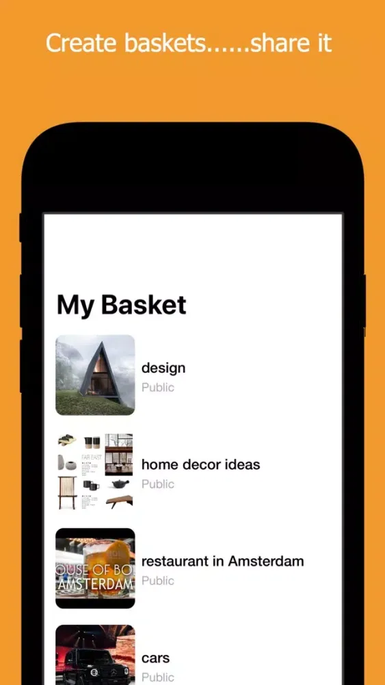 Basket App应用截图