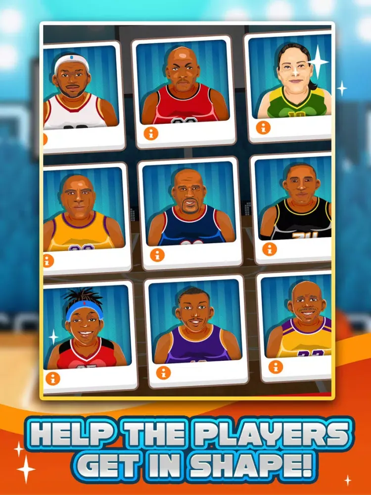 Basketball Fat to Fit Gym - real sports stars jump-ing & run shoot toss game for kids! iPad  Ekran Görüntüleri