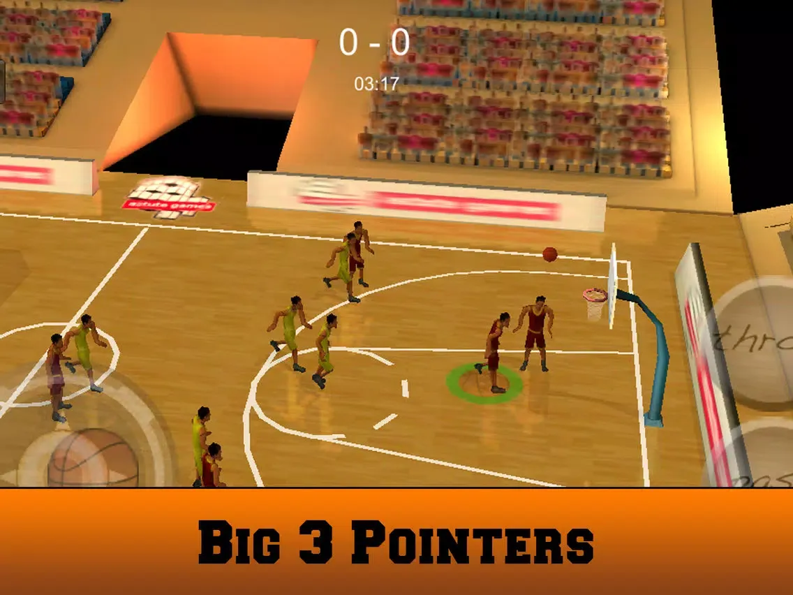 Capturas de tela do Basketball 3D Slam n Jam iPad 