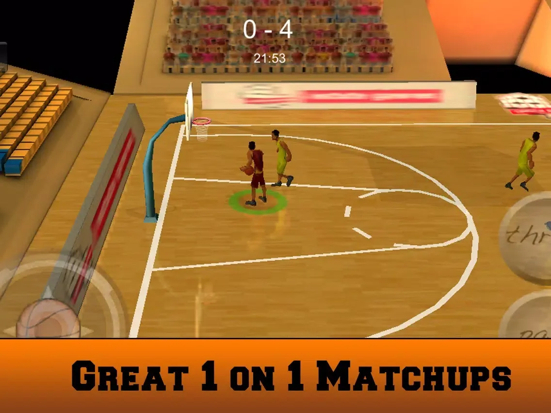 Capturas de tela do Basketball 3D Slam n Jam iPad 