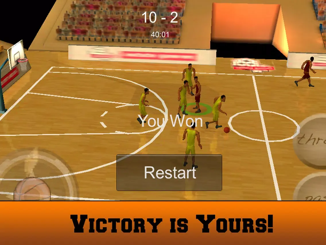 Capturas de tela do Basketball 3D Slam n Jam iPad 