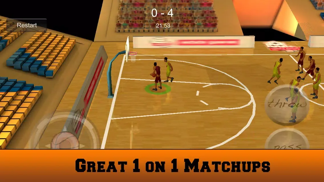 Capturas de tela do Basketball 3D Slam n Jam