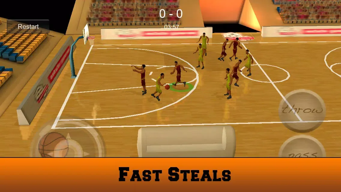 Capturas de tela do Basketball 3D Slam n Jam