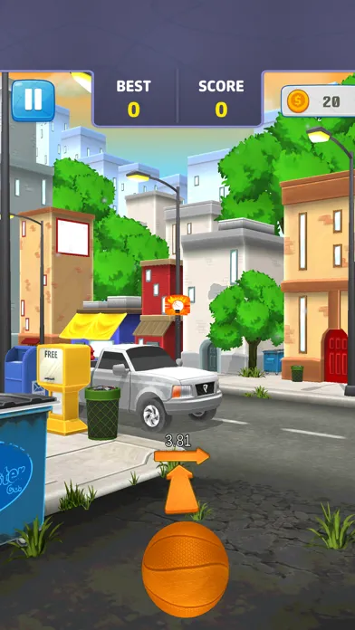 Captures d'écran de Basketball Shoot Hoops 3D