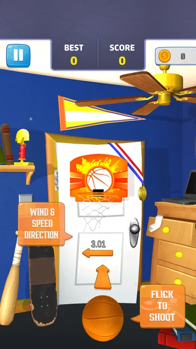 Captures d'écran de Basketball Shoot Hoops 3D