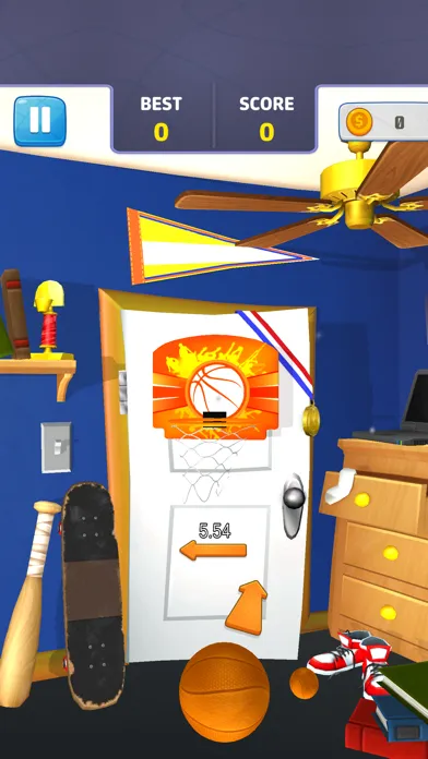 Captures d'écran de Basketball Shoot Hoops 3D