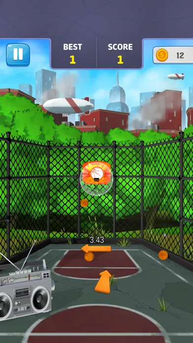 Captures d'écran de Basketball Shoot Hoops 3D