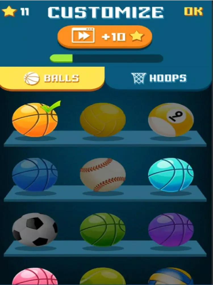 Bouncing - Basketball iPad  سکرین شاٹس