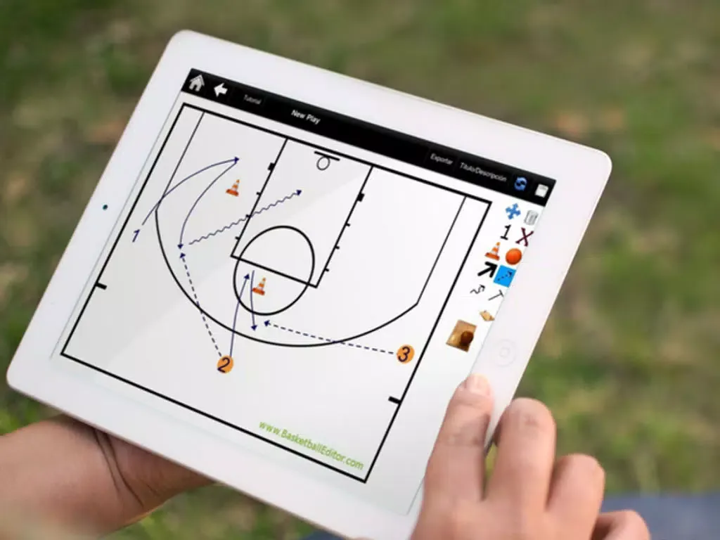 BasketEditor Playbook Free iPad 应用截图
