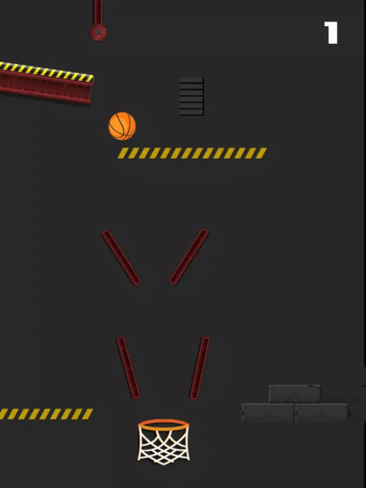 Dunk Fall Down! iPad  Screenshots