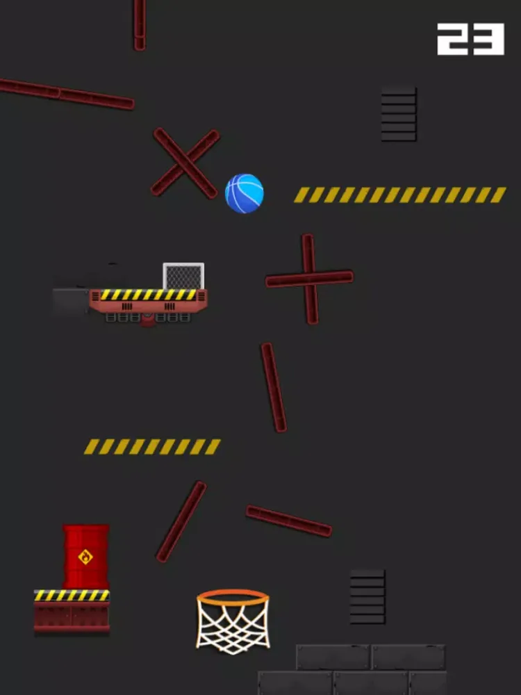 Dunk Fall Down! iPad  Screenshots
