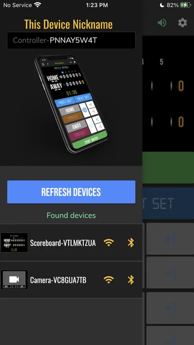 BT Volleyball Controller Ekran Görüntüleri