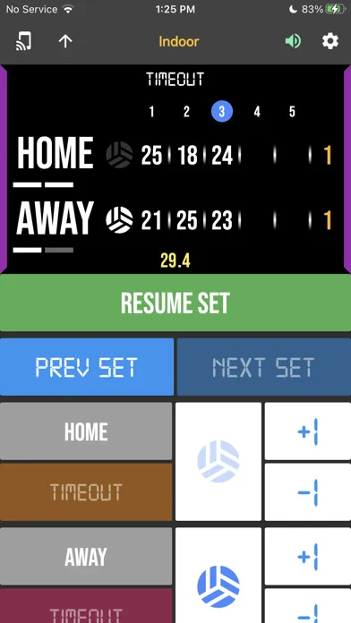 BT Volleyball Controller Ekran Görüntüleri