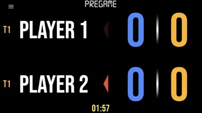 BT Table Tennis Scoreboard Screenshots