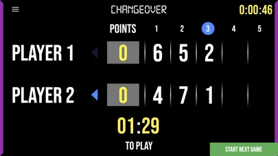 BT Tennis Scoreboard Screenshots