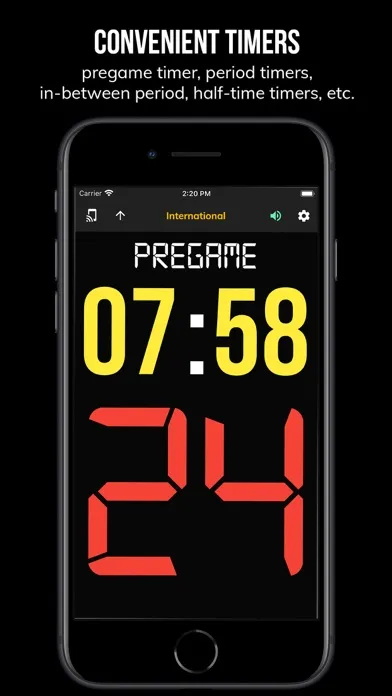 Capturas de pantalla de BT Basketball Shotclock