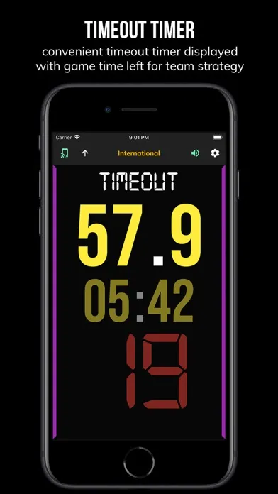 Capturas de pantalla de BT Basketball Shotclock