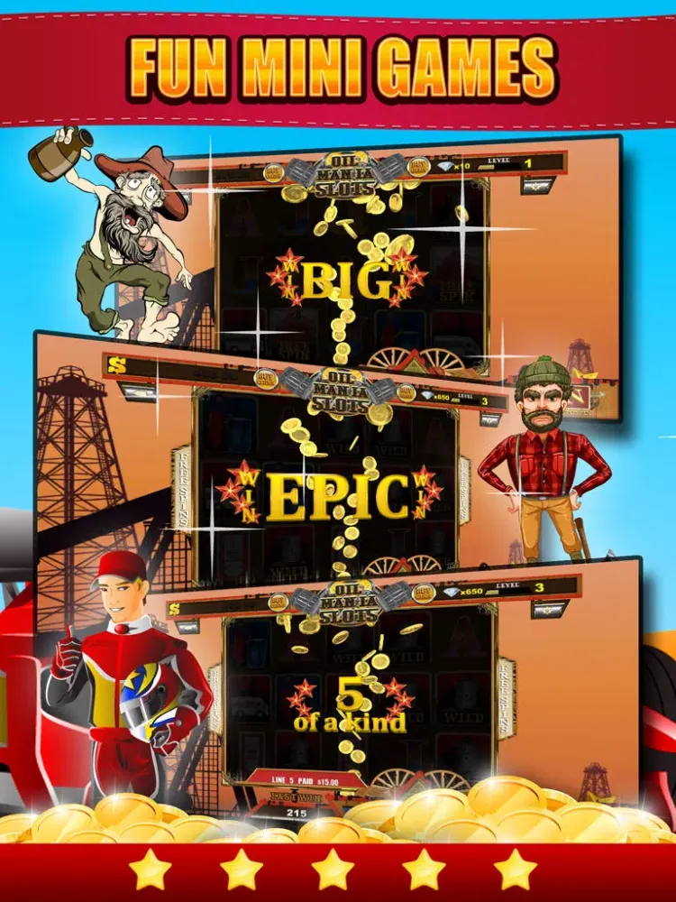 Capturas de pantalla de AAA Oil Mania Slots - Spin and Win the Black Gold Casino iPad 