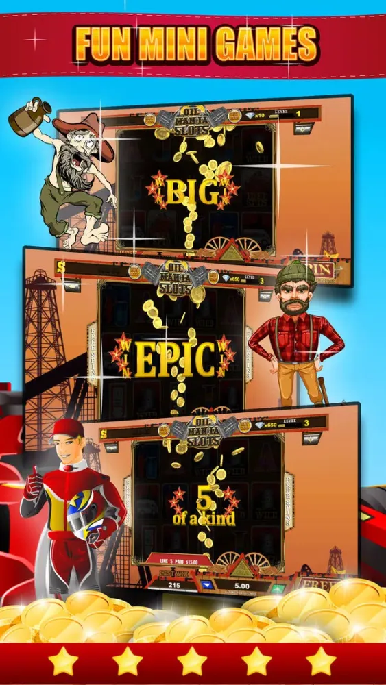 Capturas de pantalla de AAA Oil Mania Slots - Spin and Win the Black Gold Casino