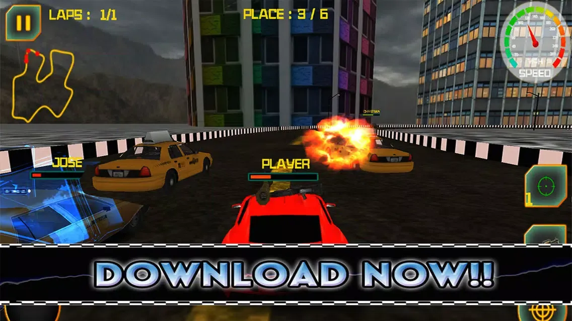 Awesome Taxi Drift Cars Target Shooting Street Racer স্ক্রিনশট