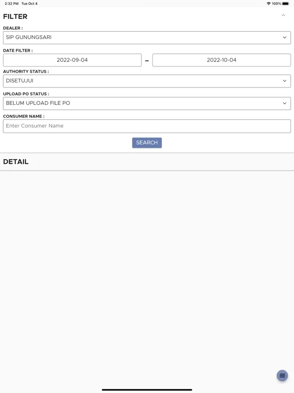 Zrzuty ekranu SPK BASRA iPad 