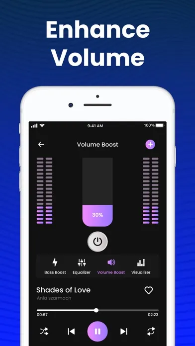Capturas de tela do Bass Booster - Equalizer Boost