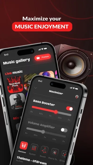 Zrzuty ekranu Volume, Bass Booster: Music EQ