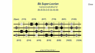 Jazzhacker Scales for 4x Bass স্ক্রিনশট