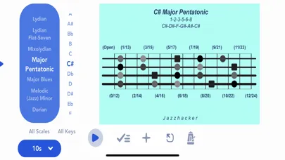 Jazzhacker Scales for 4x Bass স্ক্রিনশট