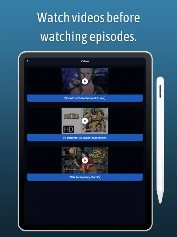 Zrzuty ekranu Titan: Anime List Academia iPad 