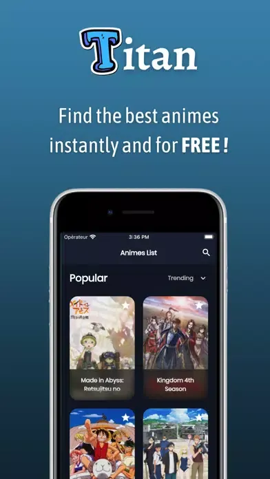 Zrzuty ekranu Titan: Anime List Academia