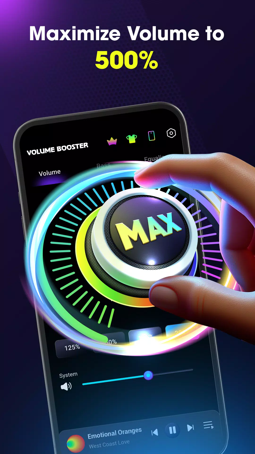 Volume Booster & Sound Booster Screenshots