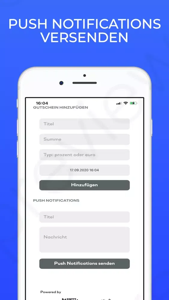 Скриншоты TableCodes Admin App