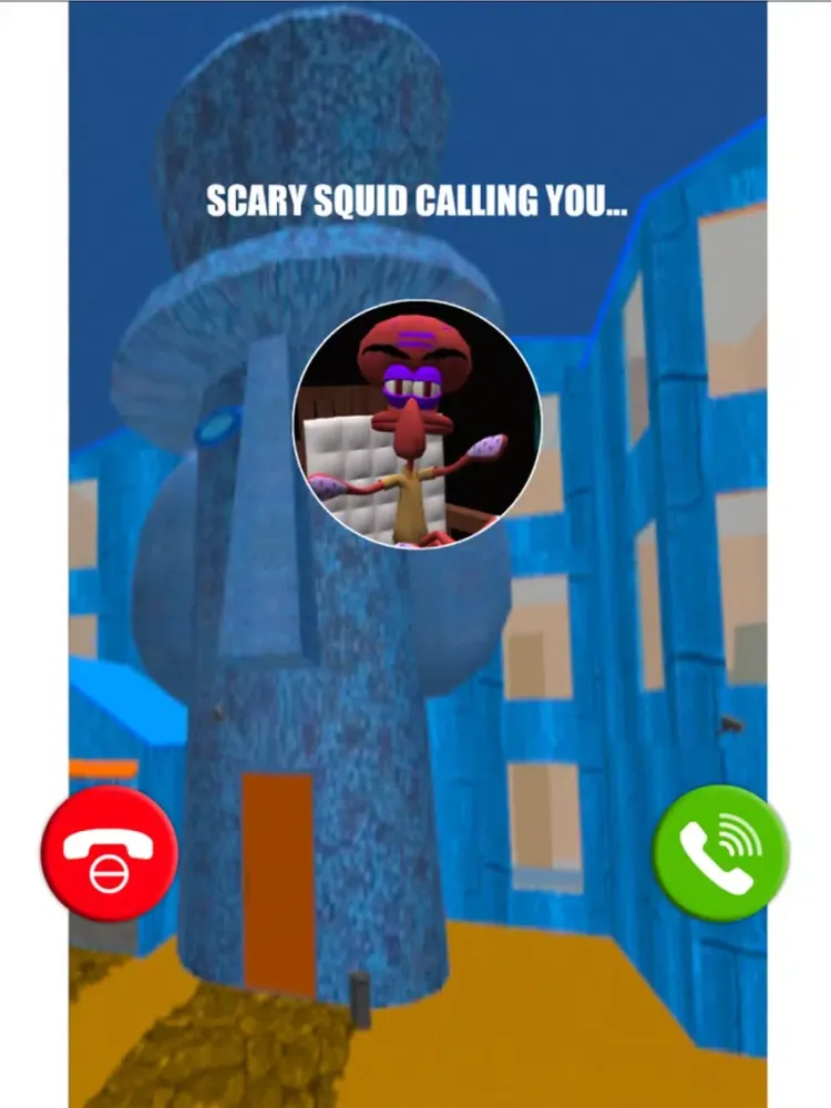 Tangkapan layar Call Squid Neighbor iPad 