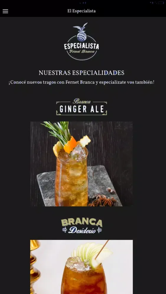 Especialista Fernet Branca Screenshots