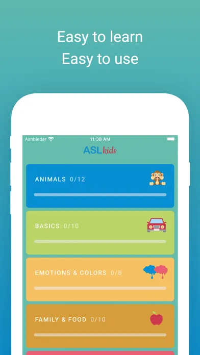 ASL Kids - Sign Language应用截图