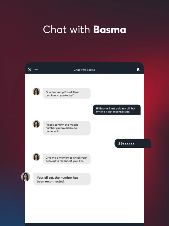 Ảnh chụp màn hình của Batelco iPad 