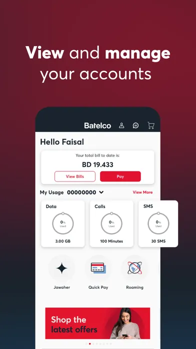 Ảnh chụp màn hình của Batelco