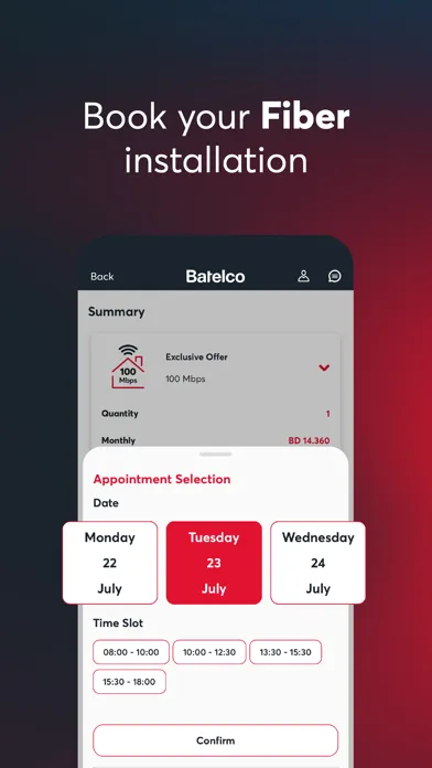 Ảnh chụp màn hình của Batelco